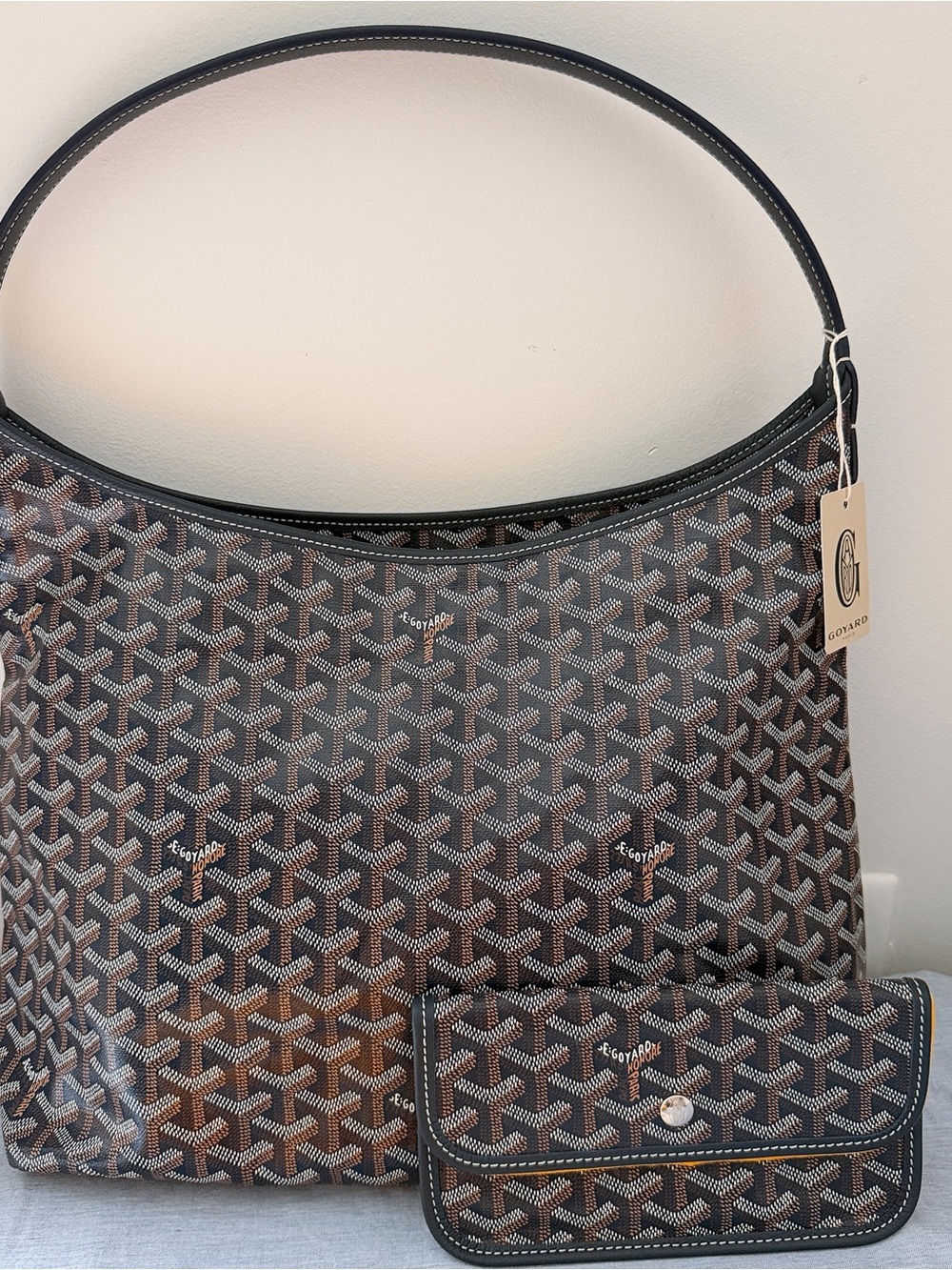 Goyard Boheme Hobo Bag in Navy Blue - Picture 2 of 9